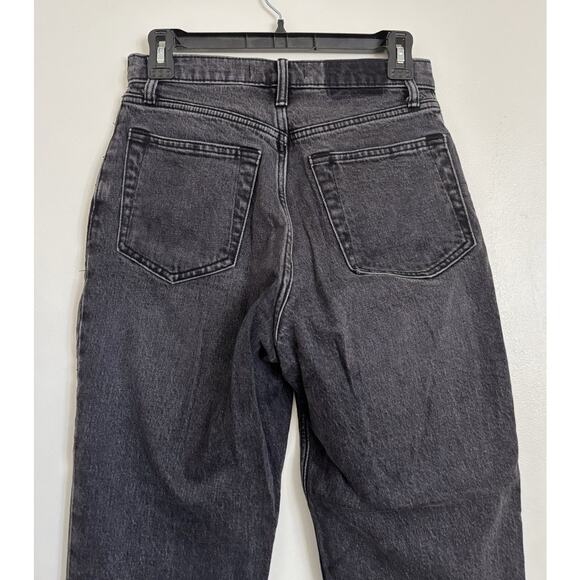 Dark Grey Abercrombie The 90s Straight Ultra High Rise Curve Love Jeans 27/4 - Picture 6 of 6